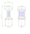 1157 3496 LED Bulbs Brake Stop Lights, Signal, Backup Reverse Lights