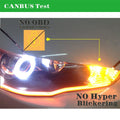 21W 3157 3156 LED Signal Lights Bulbs Amber Yellow Blinker Lights