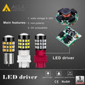 3156 3157 LED Lights Bulbs 2835 39-SMD, 6K White/Amber Yellow/Red