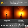 3156 3157 LED Lights Bulbs 2835 39-SMD, 6K White/Amber Yellow/Red