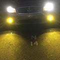 5201 DRL 5202 LED Fog Lights Bulbs PS19W 12085, 3000K Amber Yellow