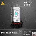 5202 PS24W LED Fog Lights Bulbs PS19W, 6K White/3K Yellow/Red/8K Blue