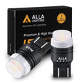 7443 7444NA Switchback LED Bulbs Turn Signal Lights, White/Amber Yellow