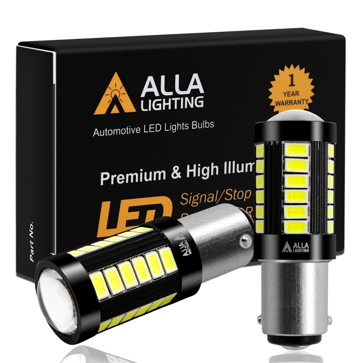 BA15D 1004 1142 LED Lights Bulbs for Boat, Cars, Trailers, Campers, RVs -Alla Lighting