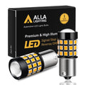 BA15S 1156 LED Lights Bulbs 2835 39-SMD, White/Red/Amber Yellow