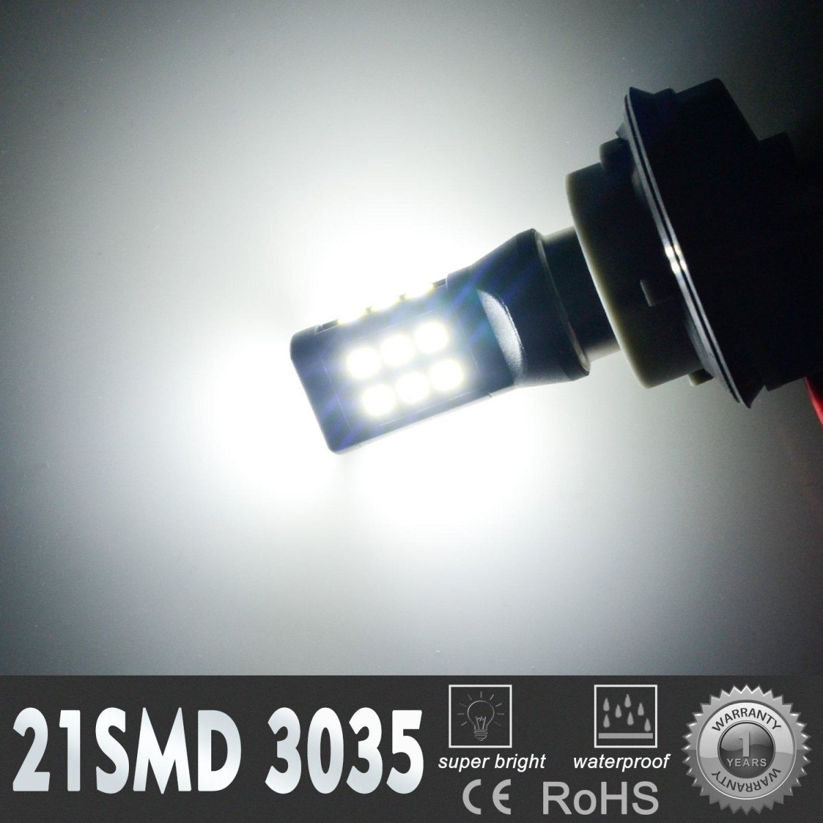 BA15S 1156 LED Lights Bulbs 3035-SMD Reverse, Signal, Brake Stop Lights -Alla Lighting