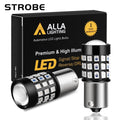 BA15S 1156 Strobe Brake Lights LED Flashing Stop Reverse Bulbs