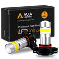 COB-72 2504 PSX24W LED Fog Light Bulbs, 6500K White/8000K Blue/3000K Amber Yellow