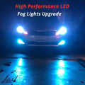 COB-72 2504 PSX24W LED Fog Light Bulbs, 6500K White/8000K Blue/3000K Amber Yellow