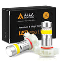 COB-72 5202 5201 LED Fog Light Bulbs, 6500K White/8000K Blue/3000K Amber Yellow