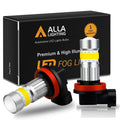 COB-72 H8 H11 LED Fog Light Bulbs, 6500K White/8000K Blue/3000K Amber Yellow