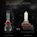 Combo 9005 H11 LED Forward Lightings Bulbs High and Low Beam, 6000K Xenon White