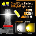 Fanless LED Forward Lightings Bulbs High, Low Beam, Fog Lights