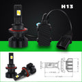 Fanless LED Forward Lightings Bulbs High Low Beam Conversion Kits 6000K White