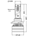 FL-BH H4 HB2 LED Forward Lightings Bulbs 9003 Replacement Upgrade