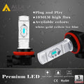 H8 H11 H16 LED Fog Lights Bulbs 12V, 6K White/3K Yellow/Red/8K Blue