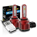 HB4 9006 Switchback LED Bulbs Fog Lights 12V, 6000K White/3000K Yellow