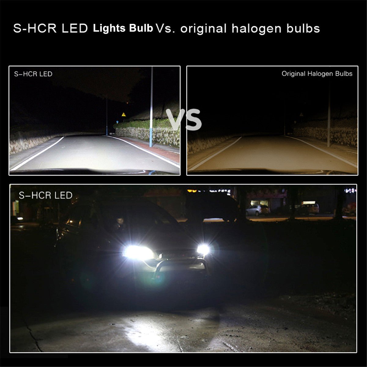 HB5 9007 LED Headlights Bulbs(off-road) for International Harvester -Alla Lighting