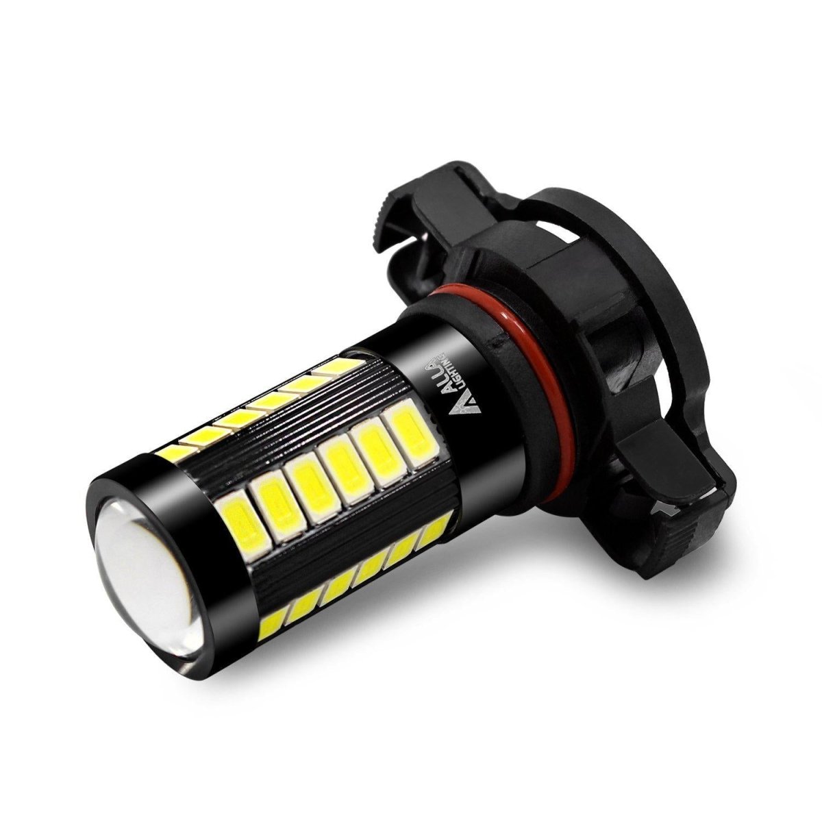 PSX24W 2504 LED Fog Lights Bulbs Super Bright 5730-SMD, 6000K Xenon White -Alla Lighting